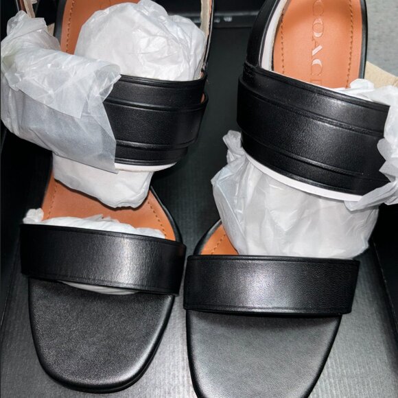 Coach Mabel Sandal - Black - Picture 2 of 4